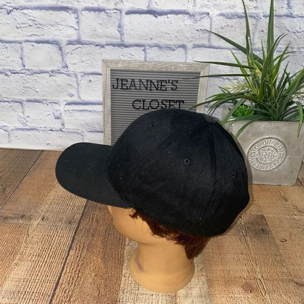 Logo Wool FlexFit Fitted Baseball Cap - Picture 8 of 8